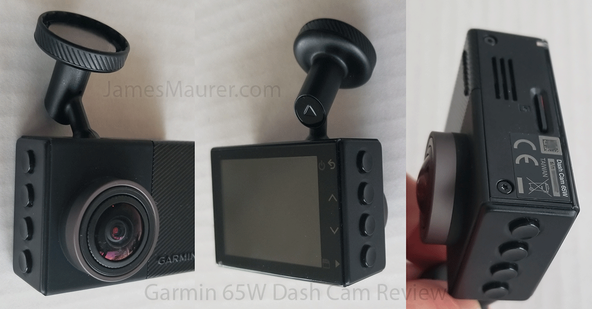 Garmin Dash Cam 65W with wide angle lens