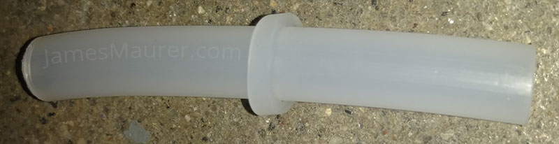 New DIY siphon tube for Waverunner bilge pump before epoxy installation
